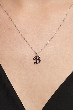گردنبند نقره سفید زنانه 925 عیار Jewelmim - کد 124902837