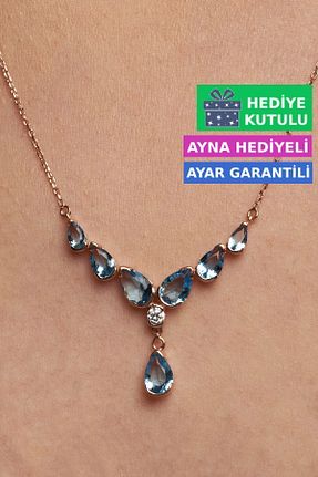 گردنبند نقره صورتی زنانه 925 عیار Jewelmim - کد 124915297