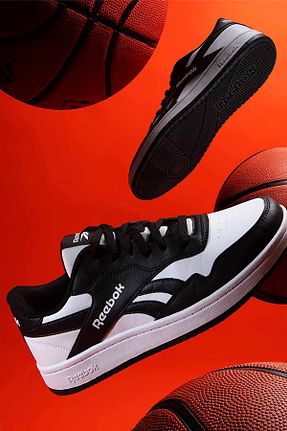 کفش اسنیکر مشکی زنانه چرم اصل Reebok - کد 868080081