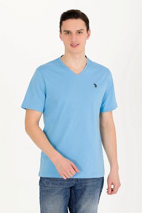 تیشرت آبی مردانه رگولار U.S. Polo Assn. - کد 868085803