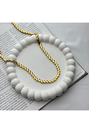 گردنبند استیل ( فولاد ) طلائی زنانه استیل (فولاد) YELLEY JEWELRY - کد 868089544