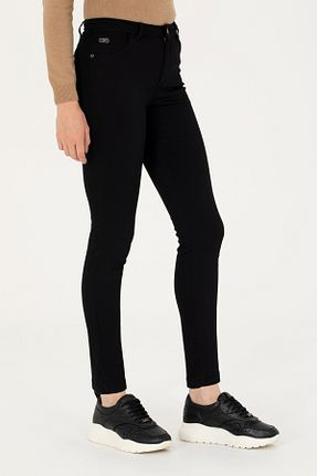 شلوار مشکی زنانه پارچه U.S. Polo Assn. - کد 834579204