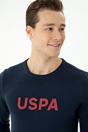 پلیور سرمه ای مردانه ساده U.S. Polo Assn. - کد 839177561