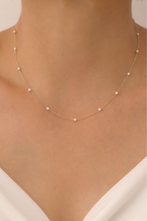 گردنبند طلا طلائی زنانه 14 عیار Agora Silver - کد 868870614