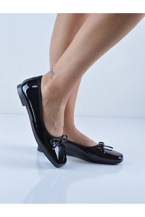 بابت بنفش زنانه چرم لاکی Şanslı Ayakkabıcılık - کد 868112811