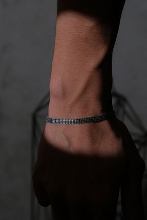 دستبند نقره سبز زنانه 925 عیار Ricco Jewellery - کد 868124013