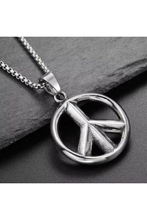 گردنبند استیل ( فولاد ) قهوه ای استیل ضد زنگ VİKİNGS - کد 868143659
