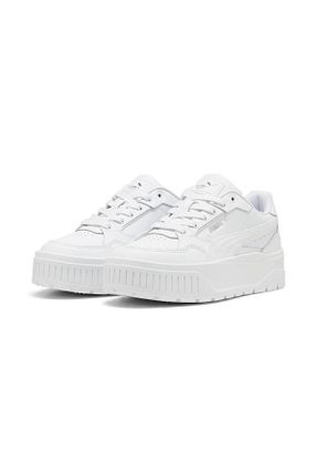 کفش اسنیکر سفید زنانه بند دار Puma - کد 861178220