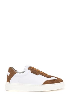کفش اسنیکر قهوه ای مردانه بند دار U.S. Polo Assn. - کد 839720549