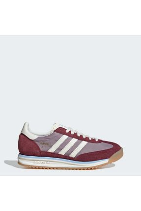 کفش اسنیکر زرشکی زنانه بند دار adidas - کد 857594289