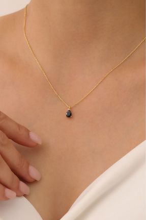 گردنبند نقره طلائی زنانه 925 عیار Agora Silver - کد 868309566