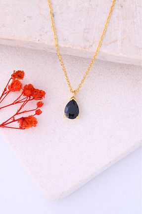 گردنبند نقره طلائی زنانه 925 عیار Agora Silver - کد 868309566