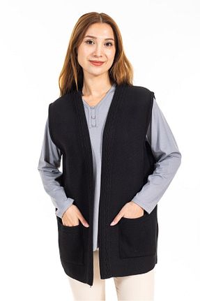 جلیقه مشکی زنانه رگولار Mutlu City - کد 868307583