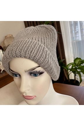 کلاه پشمی طوسی زنانه اکریلیک NVSisters - کد 368009956