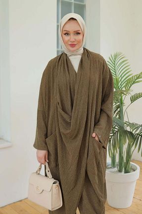 ست بالاتنه و پائین تنه سبز زنانه بافتنی Armine - کد 868330173