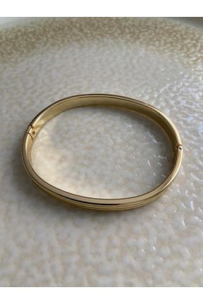 دستبند جواهر طلائی زنانه رودیوم Zec - کد 868344249