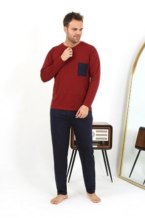 ست لباس راحتی بنفش مردانه Akbeniz - کد 868360314