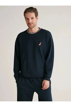 ست لباس راحتی سرمه ای مردانه لیسانس دار	 Nautica - کد 868376048