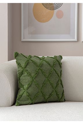 کوسن و روکش کوسن سبز کتان SWITA - کد 868412171