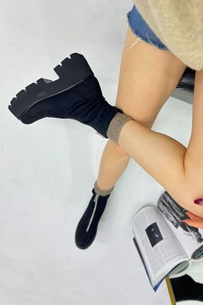 بوت / نیم بوت مشکی زنانه جیر inizio - کد 845346685