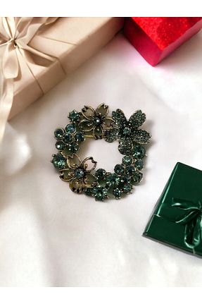 سنجاق سینه طوسی زنانه فلزی FAYRA ACCESSORIES - کد 830087251