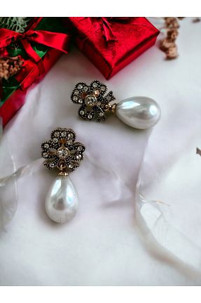 گوشواره مروارید سفید FAYRA ACCESSORIES - کد 838553189