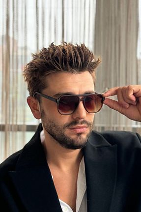 عینک آفتابی قهوه ای مردانه UV400 By Harmony - کد 868427107