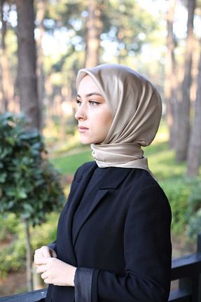 روسری سفید پلی استر Akel - کد 860686592