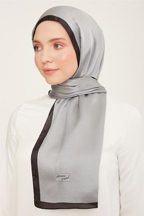 شال طوسی زنانه پنبه ای Armine - کد 766878667