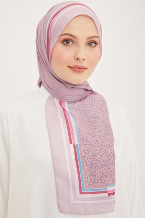 شال صورتی زنانه پلی استر Armine - کد 790640202