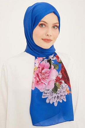 شال سرمه ای زنانه پلی استر Armine - کد 736259514