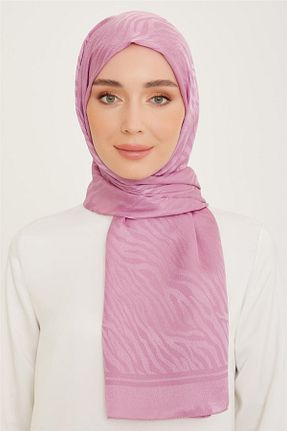 شال صورتی زنانه پنبه ای Armine - کد 768169692