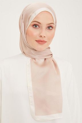 شال قهوه ای زنانه پلی استر Armine - کد 730050077