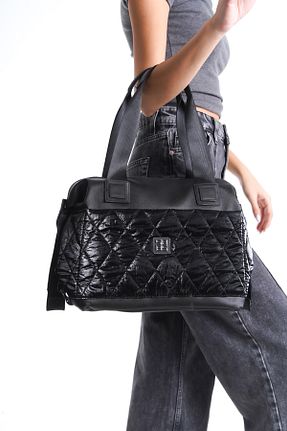 کیف دوشی مشکی زنانه پارچه ای Moda Lime - کد 865812750