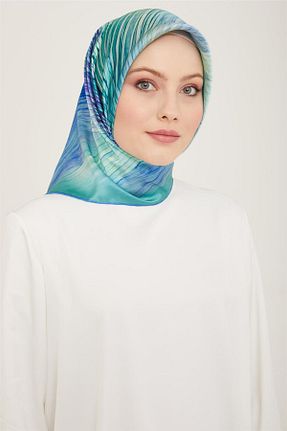 روسری آبی İpek Tivil Armine - کد 812200237