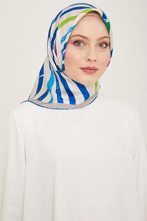 روسری آبی İpek Tivil Armine - کد 805733167