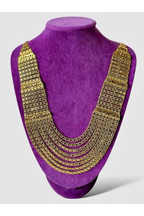 گردنبند استیل ( فولاد ) طلائی زنانه استیل (فولاد) Arnes Jewelry - کد 814404093