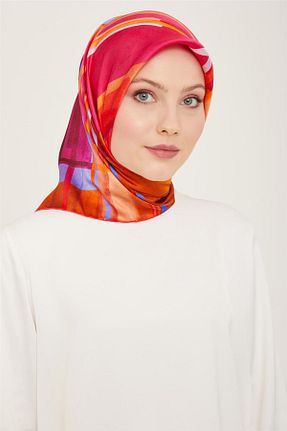 روسری نارنجی 90 x 90 Armine - کد 805733368