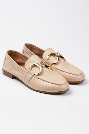 بابت بژ زنانه چرم خالص ezmoda - کد 761499746