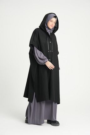 پانچو حجاب مشکی زنانه کشمیر VALENS BOUTİQUE - کد 867453576