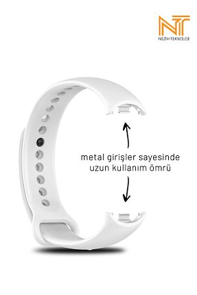 بند ساعت هوشمند سفید Nezih Case - کد 867447574