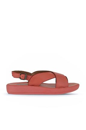 صندل قرمز زنانه پاشنه پر Bueno Shoes - کد 774835447