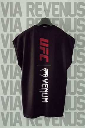 تیشرت مشکی زنانه اورسایز Vordevia - کد 867504005