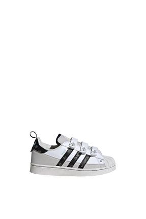 کفش اسنیکر سفید زنانه پارچه adidas - کد 862693957