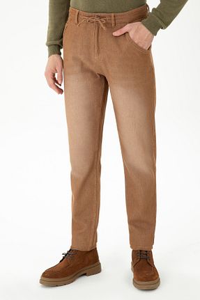 شلوار قهوه ای مردانه پارچه U.S. Polo Assn. - کد 855157846