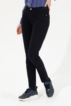 شلوار سرمه ای زنانه پارچه U.S. Polo Assn. - کد 853488399