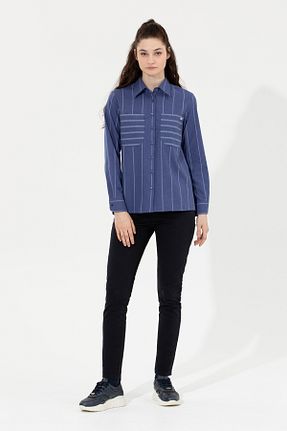 شلوار سرمه ای زنانه پارچه U.S. Polo Assn. - کد 853488399