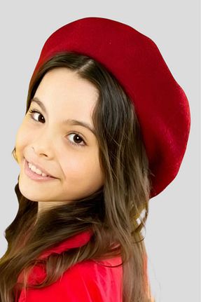 کلاه زرشکی بچه گانه نمد Uniquetrenders - کد 868084363