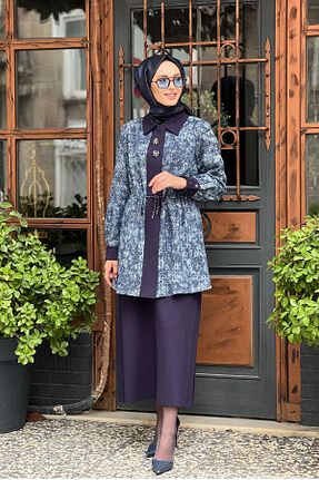 ست بالاتنه و پائین تنه حجاب متالیک زنانه رگولار FUAT GÜRSEN - کد 867533091