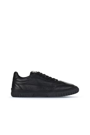 کفش اسنیکر مشکی مردانه چرم اصل Bueno Shoes - کد 867542030